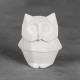 Ceramic Bisque Owl Facetini - Case of 6